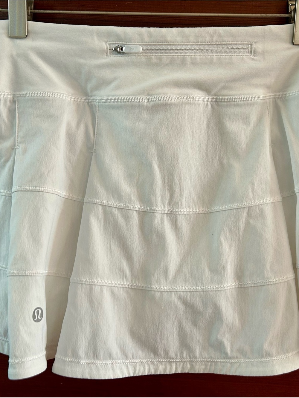 lululemon athletica Pace Rival Skirt🔥🔥New WithOUT Tags🔥🔥Regular in White Size 10 - Picture 5 of 11